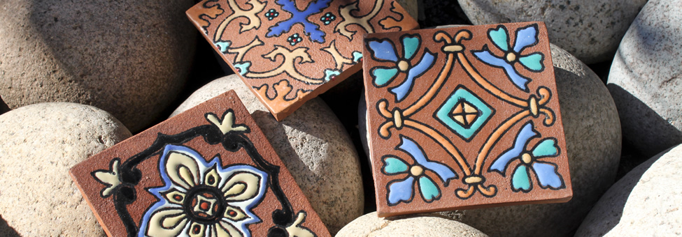 Handmade Tierra Glazed Decorative Tile