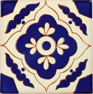 Toledo Azul Talavera Mexican Tile