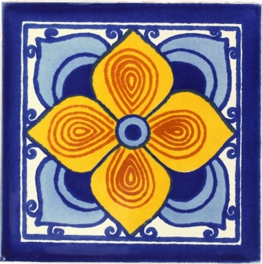 Flor Sevillana Talavera Mexican Tile
