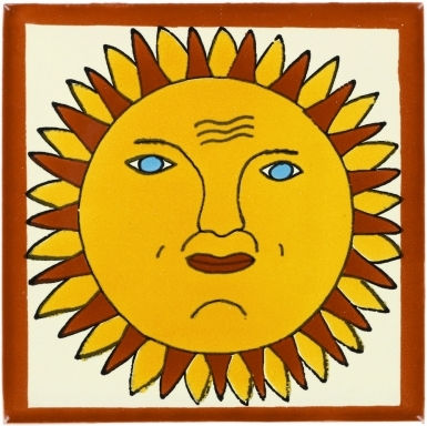Sun Talavera Mexican Tile