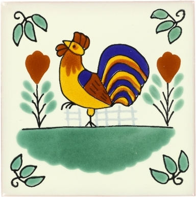 Rooster Talavera Mexican Tile