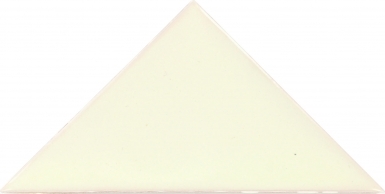 4.25" x 4.25" x 6" Mexican White - Talavera Mexican Triangle Tile