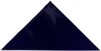 4.25" x 4.25" x 6" Cobalt Blue - Talavera Mexican Triangle Tile