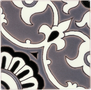 Avidan Black & Gray 2 Gloss Santa Barbara Ceramic Tile