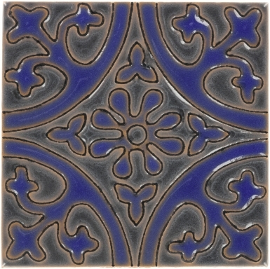 La Quinta Gray & Blue 1 Gloss Santa Barbara Ceramic Tile