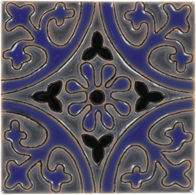 La Quinta Gray & Blue 2 Gloss Santa Barbara Ceramic Tile