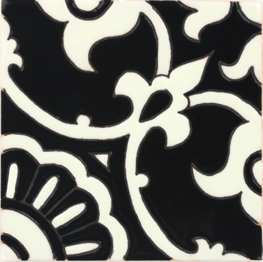 Avidan Black & Ivory 2 Gloss Santa Barbara Ceramic Tile