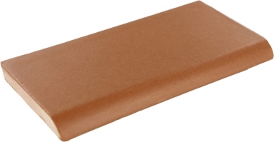 2" x 4.25" Surface Bullnose: Toasted Chesnut Matte Santa Barbara - Ceramic Tile