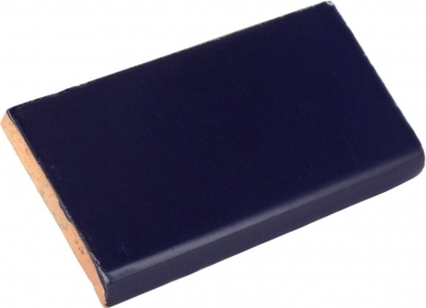2" x 4.25" Surface Bullnose: Sapphire Gloss - Santa Barbara Ceramic Tile