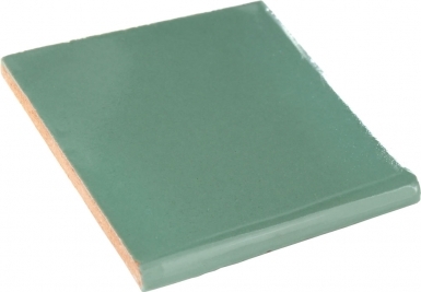 4.25" x 4.25" Surface Bullnose: Jade Gloss - Santa Barbara Tile