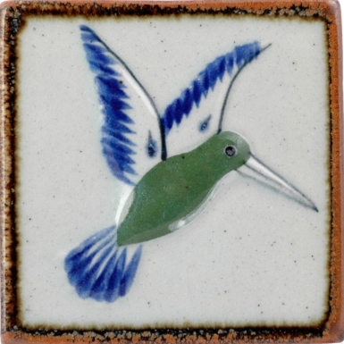 Hummingbird Tenampa Stoneware Tile