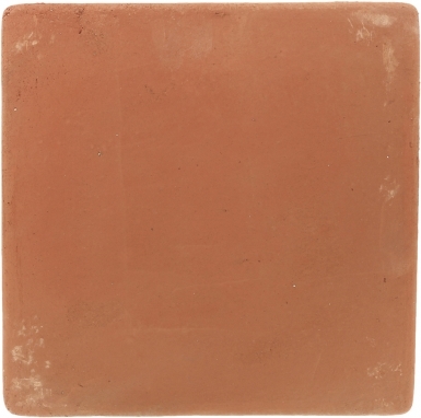 12" x 12" Unsealed Spanish Mission Red Floor Tile