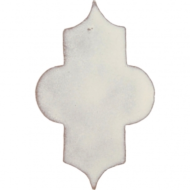 4" x 6.5" Ivory Gloss Mamounia - Tierra High Fired Glazed Field Tile