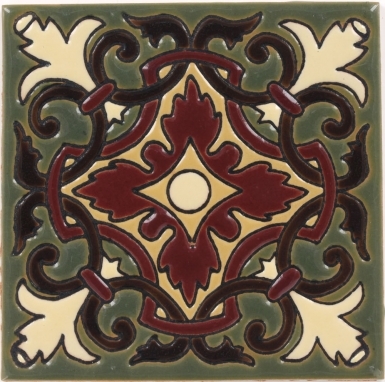 Olive Trinidad Gloss Santa Barbara Ceramic Tile