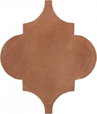 6.5" x 6.5" Arabesque Picket - Tierra High Fired Floor Tile
