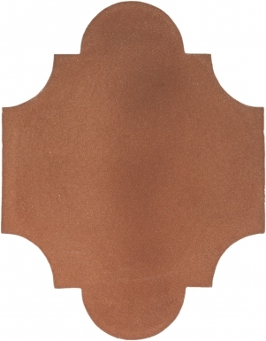 8.375" x 10.625" Arabesque 2 - Tierra High Fired Floor Tile