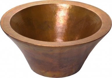 Golden Cazo - Round Vessel Copper Sink