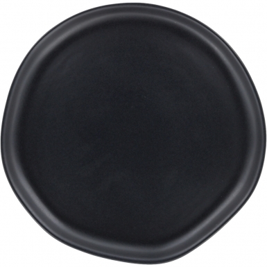 Organic Black Matte Dinner - Ceramic Plate