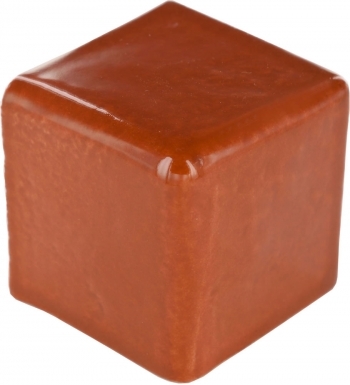 2" x 2" x 2" V-Cap Corner: Rust - Terra Nova Mediterraneo Ceramic Tile