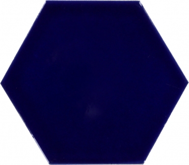 Cobalt Blue - Talavera Hexagonal Ceramic Tile