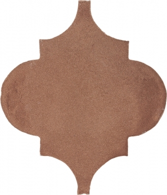 6.5" x 6.5" Arabesque Picket Less Dense - Tierra High Fired Floor Tile