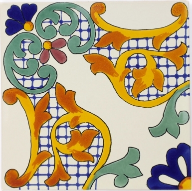 8.25" x 8.25" Alondra - Sevilla Ceramic Floor Tile
