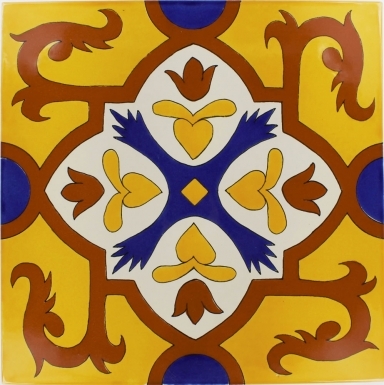 12.5" x 12.5" Queretaro 1 - Sevilla Ceramic Floor Tile