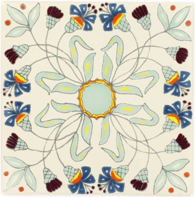 8.25" x 8.25" Fiore - Sevilla Ceramic Floor Tile