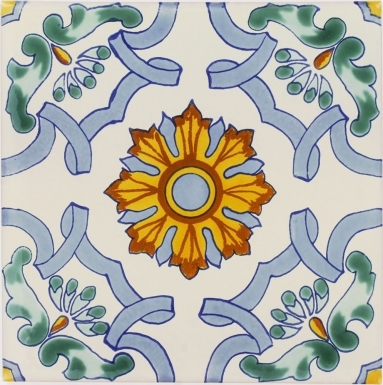 8.25" x 8.25" Santa Teresa 2 - Sevilla Ceramic Floor Tile