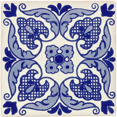 Malva Talavera Mexican Tile