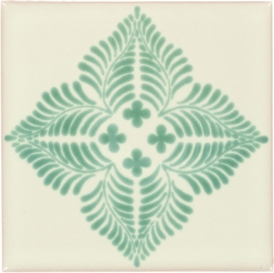 Soria Green Talavera Mexican Tile