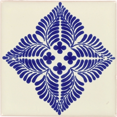 Soria Blue Talavera Mexican Tile