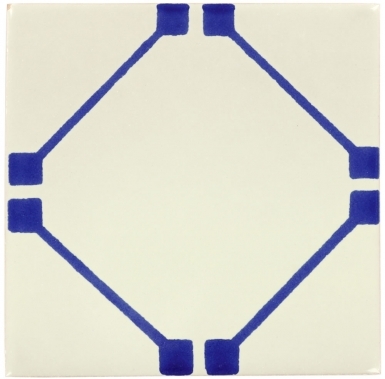 Lucania Blue Talavera Mexican Tile