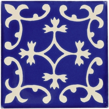 Valmonte Blue Talavera Mexican Tile