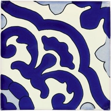 6" x 6" Gardena Sapphire - Sevilla Ceramic Floor Tile