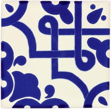 6" x 6" Mosaico Azul - Sevilla Ceramic Floor Tile