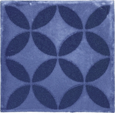 Prisme Blue Handmade Siena Vetro Ceramic Tile