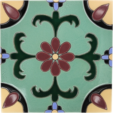 12x12 Antique Spanish Tile Flooring