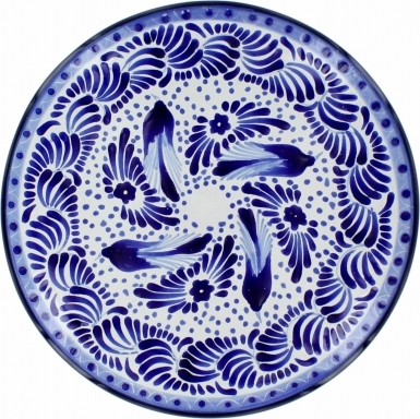 Puebla Traditional Ceramic Talavera Plate N. 18