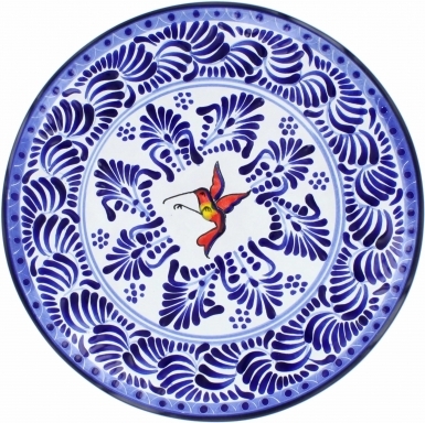 Puebla Traditional Ceramic Talavera Plate N. 16