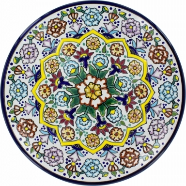 Puebla Traditional Ceramic Talavera Plate N. 6