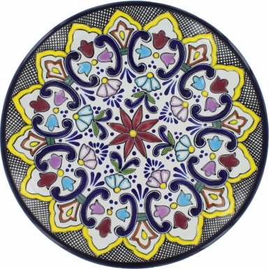 Puebla Traditional Ceramic Talavera Plate N. 5