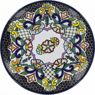 Puebla Traditional Ceramic Talavera Plate N. 4