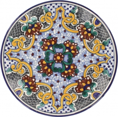 Puebla Classic Ceramic Talavera Plate N. 3