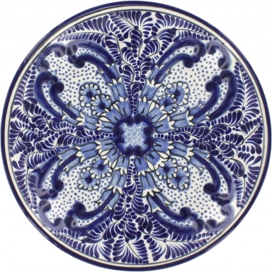 Puebla Classic Ceramic Talavera Plate N. 12