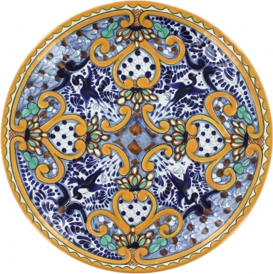 Puebla Classic Ceramic Talavera Plate N. 20