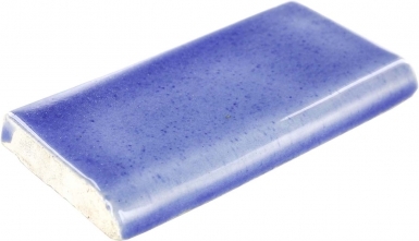 - ON SALE - 2" x 4" Surface Bullnose: Lavender Blue - Manhattan Tile