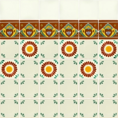 Talavera Mexican Tile - 4x4 Tile Sets