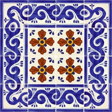 Talavera Mexican Tile - 6x6 Tile Sets