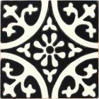 La Quinta Black & Ivory 1 Gloss Santa Barbara Ceramic Tile